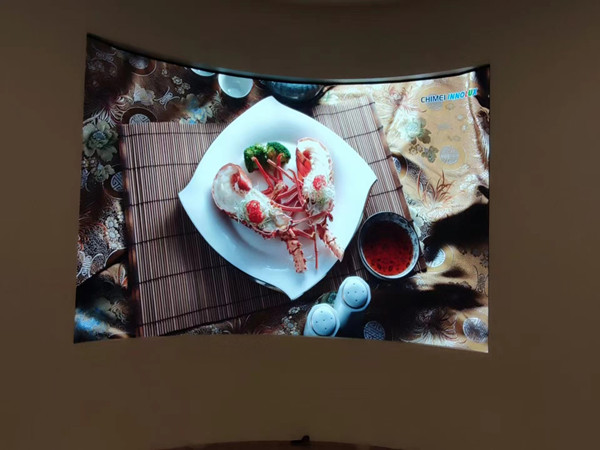 朝天室内P2.5弧形LED屏